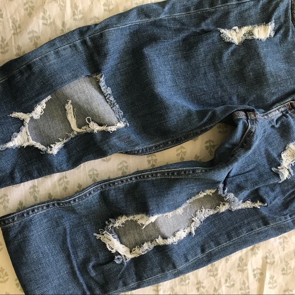 Boyfriend distressed jeans - Picture 5 of 5